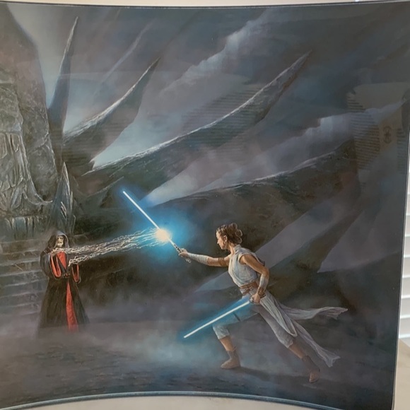 Star Wars Rey’s Awakening Curved Acrylic Print Thomas Kinkade - Picture 6 of 7